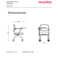 Silla de Capacitacion Rena RE-675