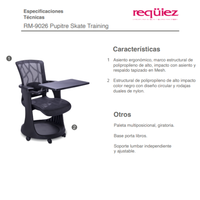 Silla de Capacitacion Skate Training RM-9026