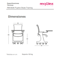 Silla de Capacitacion Skate Training RM-9026
