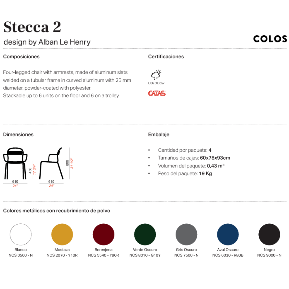 Silla Stecca 2