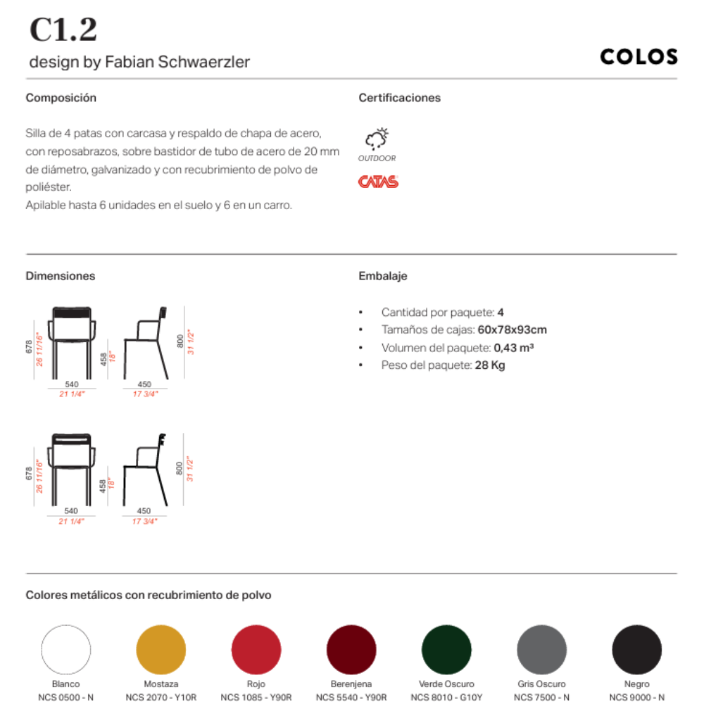 Silla C1 2/1