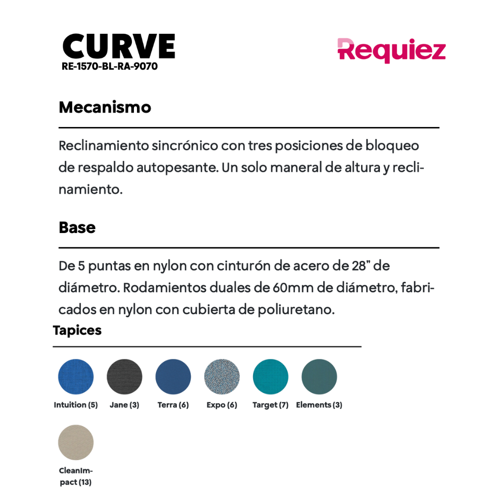 Silla Ejecutiva Curve RE-1570