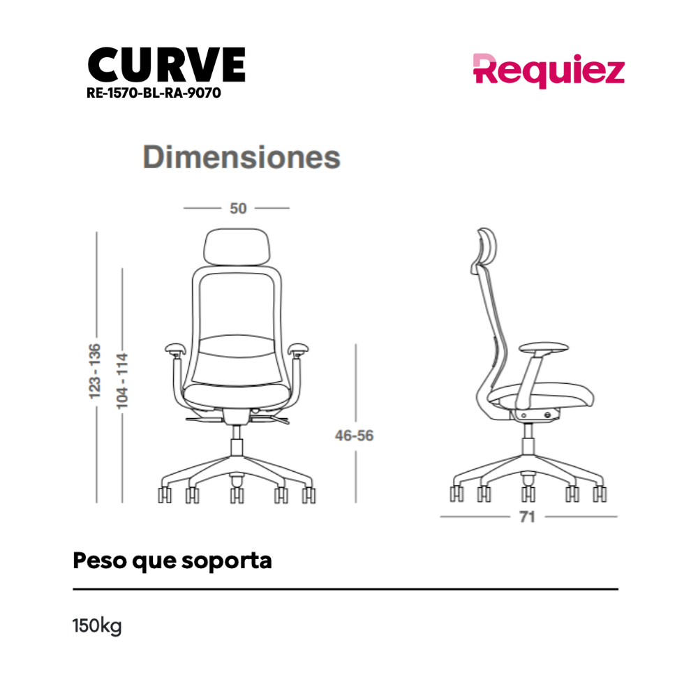 Silla Ejecutiva Curve RE-1570