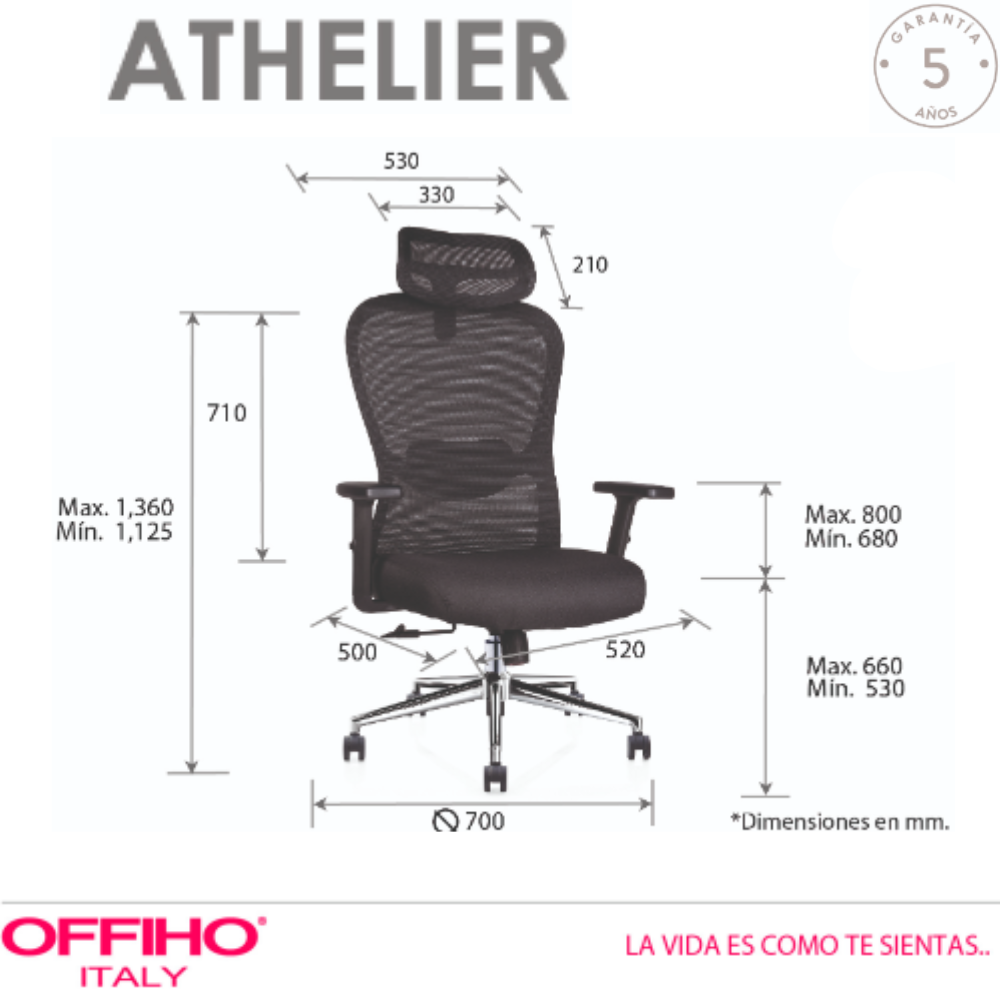 Silla Ejecutivo Athelier