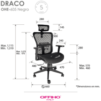 Silla Ejecutiva Draco cabecera
