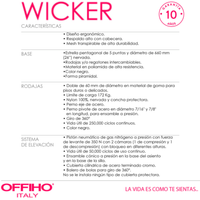 Silla Ejecutiva Wicker