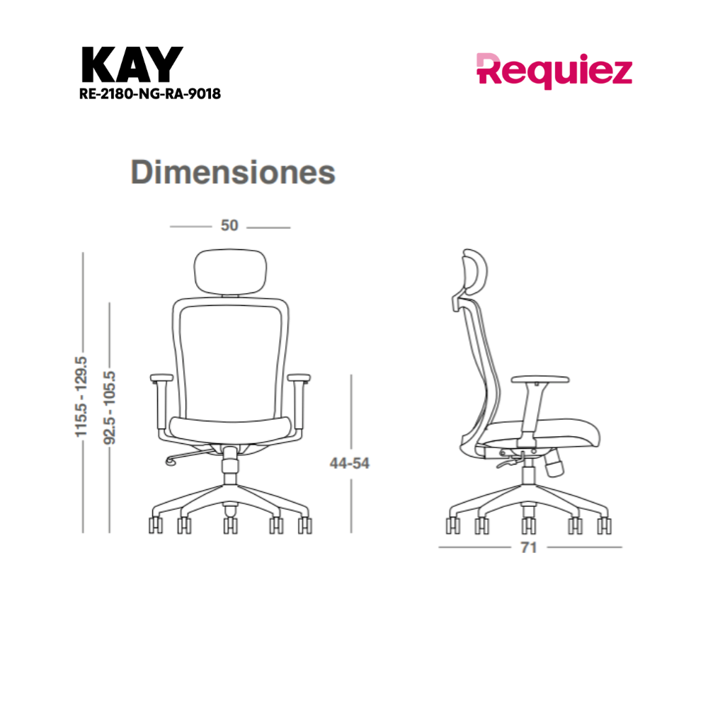 Silla Ejecutiva Kay RE-2180