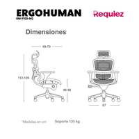 Silla Ejecutiva Ergo Human RM-9100