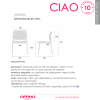 Silla para Visitante Ciao Polipropileno