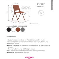 Silla para Visitante Core