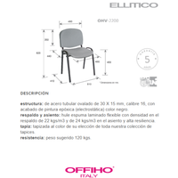 Silla para Visitante Ellitico
