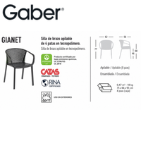 Silla Exterior Gianet