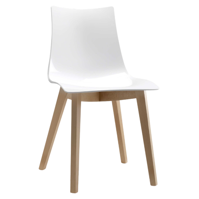Silla Zebra 4 Patas Madera  Natural