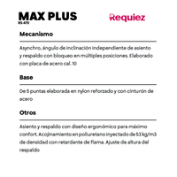 Silla Operativa Max Plus RS-470