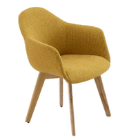 Silla Interior Alessia Base 4 Patas Madera