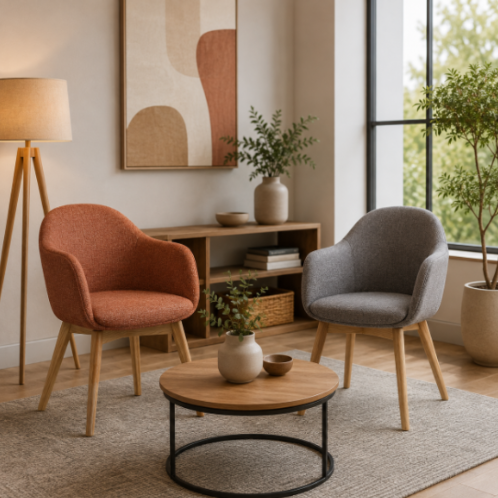 Silla Interior Alessia Base 4 Patas Madera