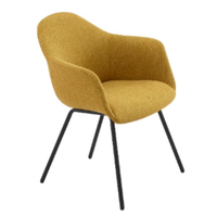 Silla Interior Alessia Base 4 Patas Negras