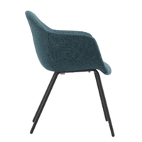 Silla Interior Alessia Base 4 Patas Negras