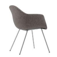 Silla Interior Alessia Base 4 Patas Cromadas