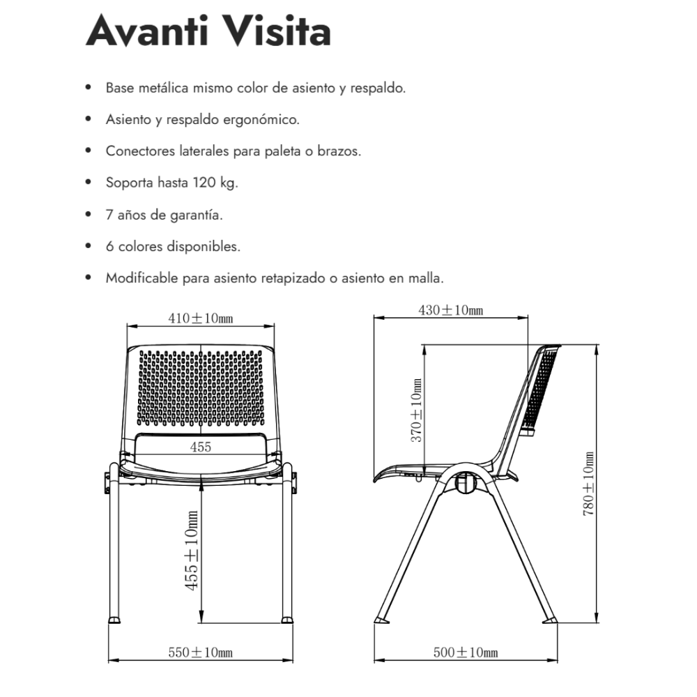 Silla Avanti Visita