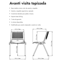 Silla Avanti Visita Tapizada