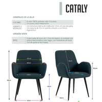 Silla Tapizada Visitante Cataly