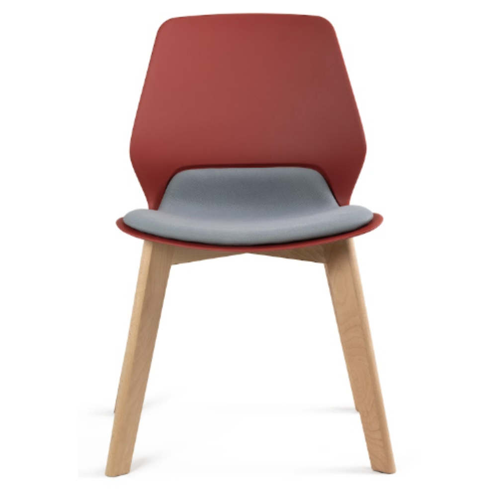 Silla Visitante Kolbe Patas de Madera