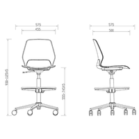 Silla Alta Cajero Altura Ajustable Kolbe