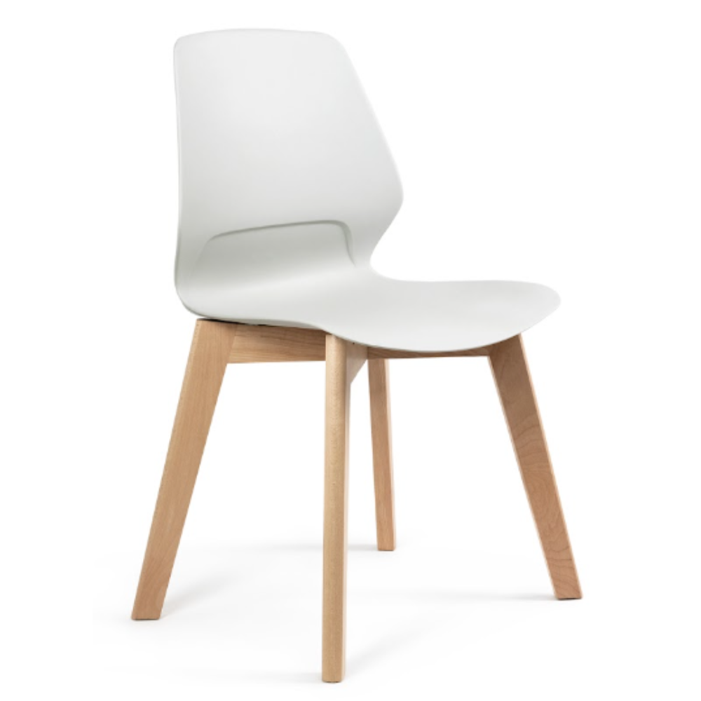 Silla Visitante Kolbe Patas de Madera