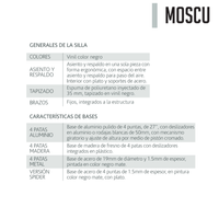 Silla Moscu Base Spider