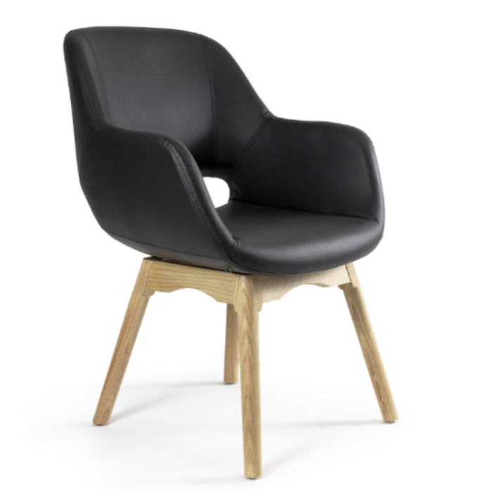 Silla Moscu Base de Madera
