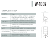 Silla Ejecutiva W1007