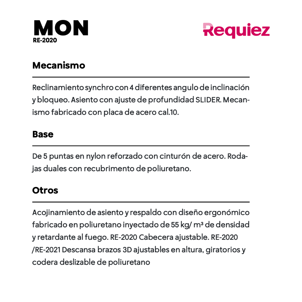 Sillón Ejecutivo MON RE-2020