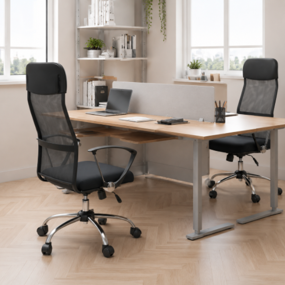 Silla Operativa Econo malla Negro