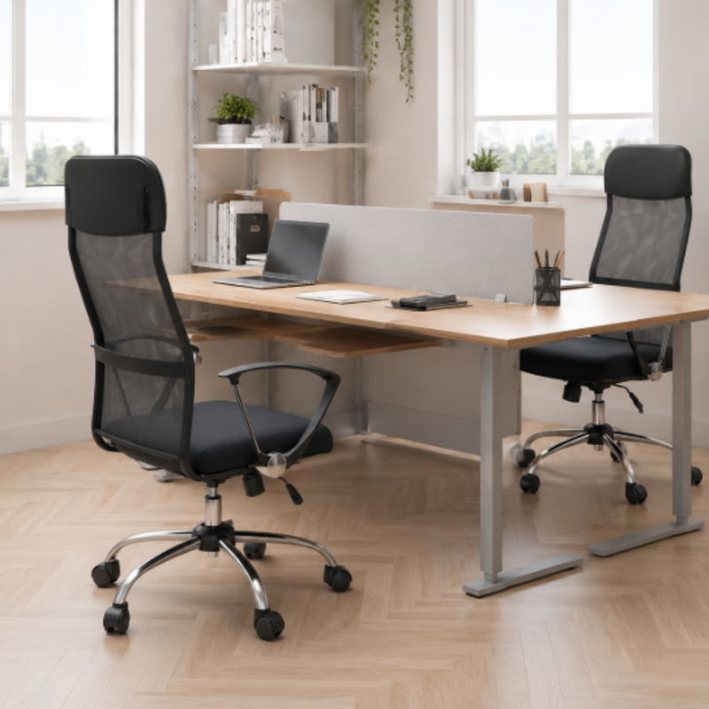 Silla Operativa Econo malla Negro
