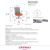 Silla Operativa Mouse