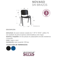 Silla para Visitante Novaiso