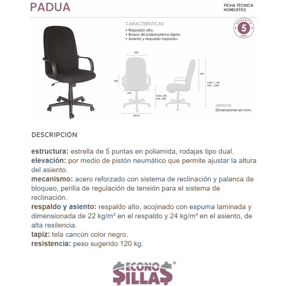 Silla Operativa Padua