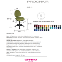 Silla operativa 3 Palancas Prochair