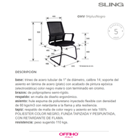 Silla Para Visitante Sling