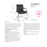 Sillón Vanto visitante OHV-78