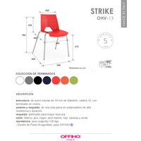 Silla para Visitante Strike