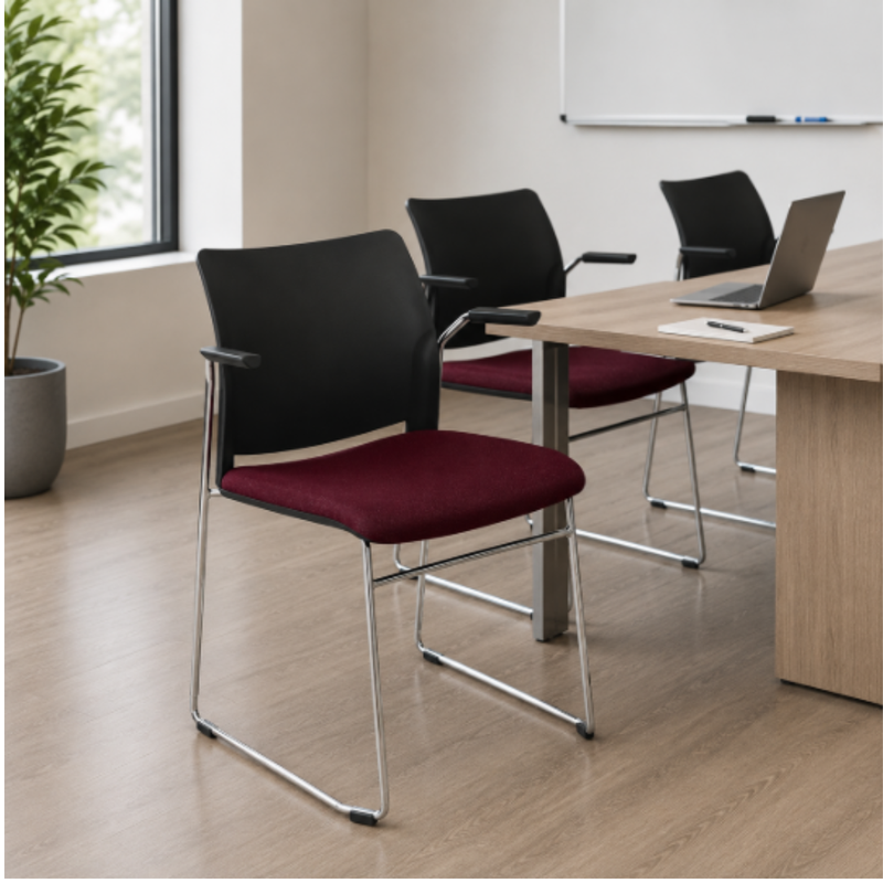 Silla para Visitante Alpha Asiento Tapizado OHV-108