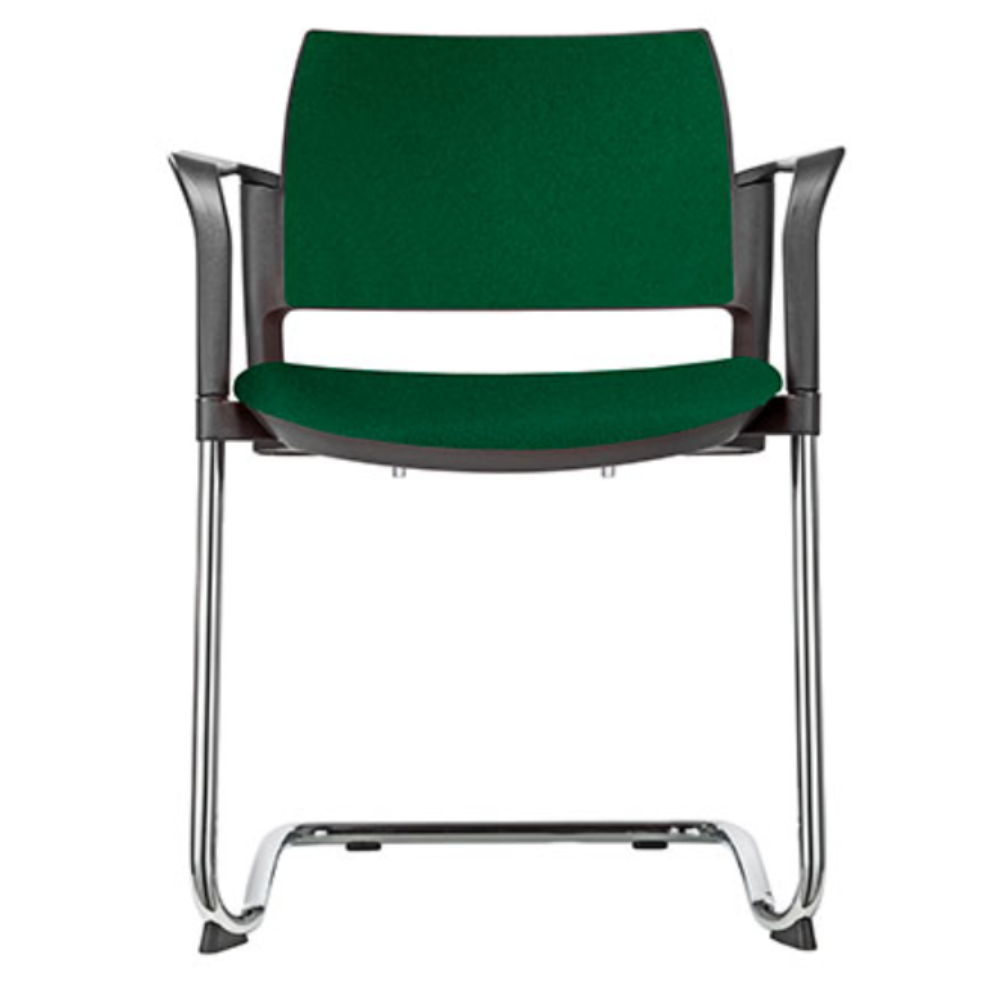 Silla para Visitante Kyos con Patin Tapizada