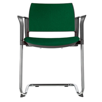 Silla para Visitante Kyos con Patin Tapizada