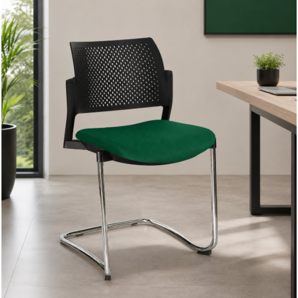 Silla para Visitante Kyos Base Patin Semitapizado