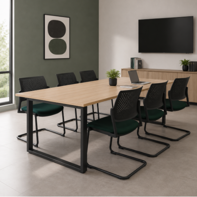 Silla para Visitante Kyos Base Patin Semitapizado OHT-355