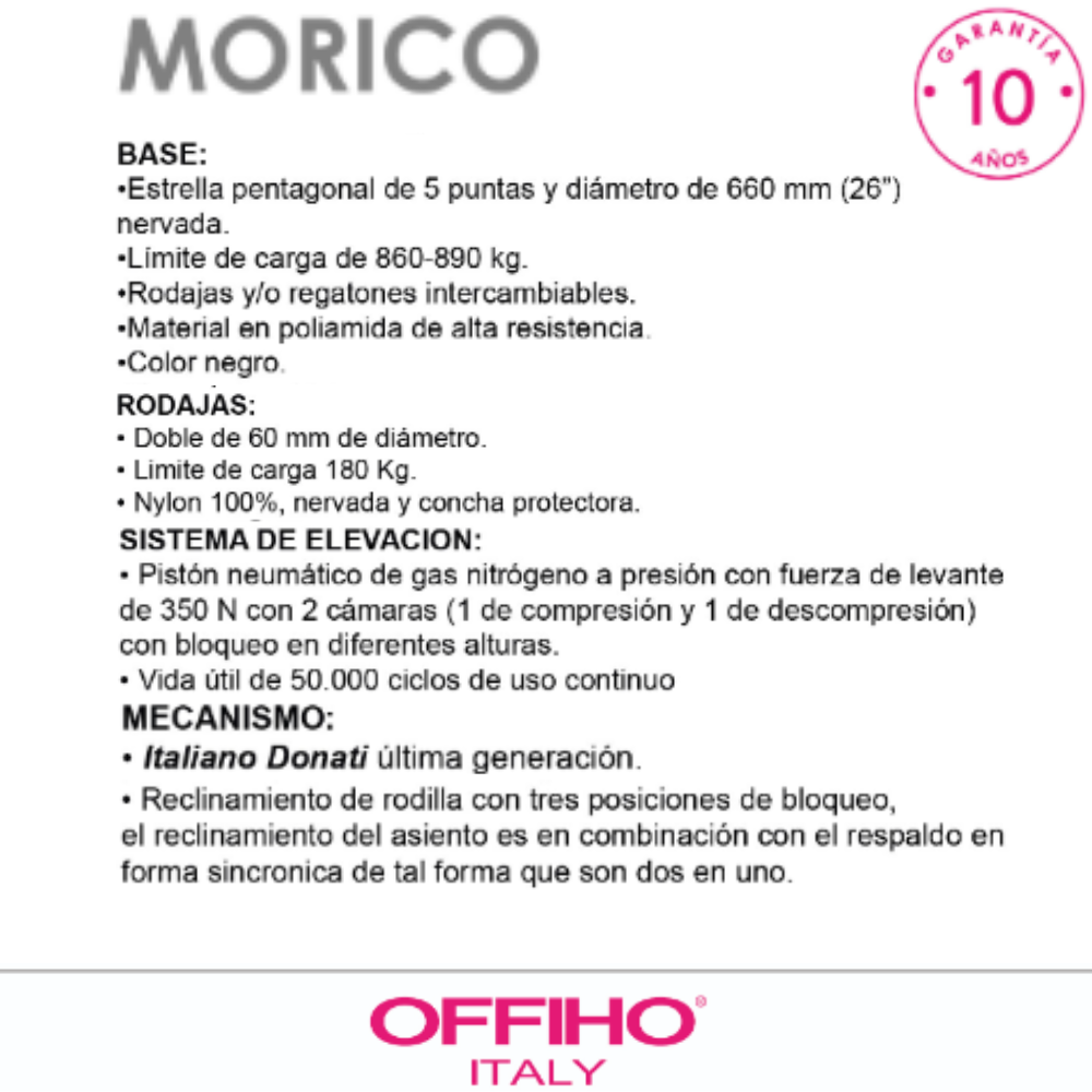 Silla Operativa Morico