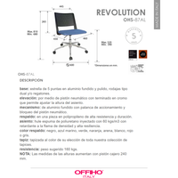 Silla Operativa Revolution OHS-87AL