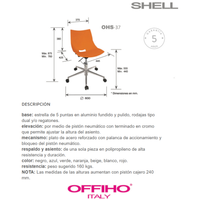 Silla Operativa Shell OHS-37